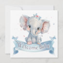 Search for elephant birth announcement cards New baby
