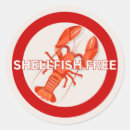 Search for shellfish allergy stickers Food