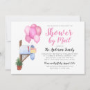 Search for mail in baby shower invitations Watercolor