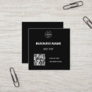 Search for at the cafe business cards Qr code