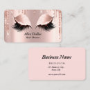 Search for metallic business cards Lashes
