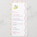 Search for bridal shower menus Pink