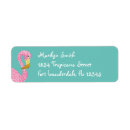 Search for cute flamingo return address labels Florida
