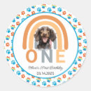 Search for dogs birthday stickers For kids