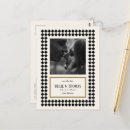 Search for hollywood save the dates Black and white