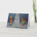 Search for victorian children christmas cards Snow