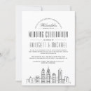 Search for philadelphia skyline invitations Black and white