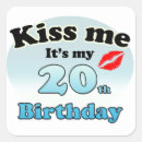Search for 20th birthday stickers Anniversary