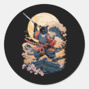 Search for samurai cat stickers Kittens