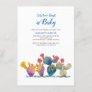 Search for fiesta cactus baby shower invitations Watercolor
