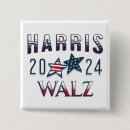 Search for democrat square badges Red white and blue