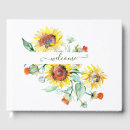 Search for sunflower guest books Yellow
