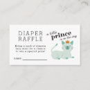 Search for lil prince invitations Diaper raffle ticket