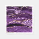 Search for purple and gold napkins Agate