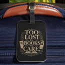 Search for libraries luggage tags Book lover