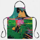 Search for blue chevron aprons Abstract