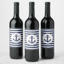 Search for blue striped wine labels Navy