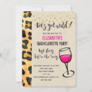 Search for leopard hens party invitations Let's get wild
