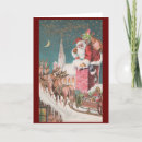 Search for vintage old world santa christmas cards St nicholas