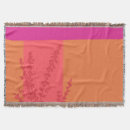 Search for hot pink and orange blankets For her