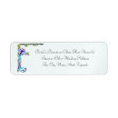 Search for peacock return address labels Turquoise