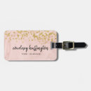 Search for bling luggage tags Gold