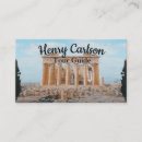 Search for tour guide business cards Elegant