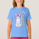 Search for cat with glasses tshirts Purple