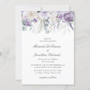 Search for purple border wedding invitations Classic
