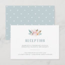 Search for wedding reception invitations Blue