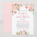 Search for elegant watercolor floral baby shower invitations Flowers