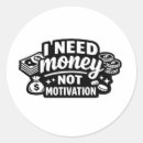 Search for funny money stickers Sarcastic