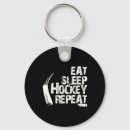 Search for eat sleep hockey key rings Repeat