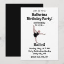 Search for ballet performance invitations Ballerina