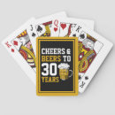 Search for 30th birthday playing cards 30 years old