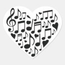 Search for musical notes with hearts stickers Musician
