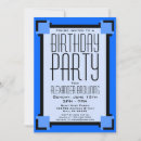 Search for great gatsby birthday invitations Geometric