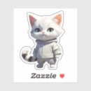 Search for cartoon cat design stickers Kitten