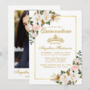 Search for rose gold quinceanera invitations Elegant