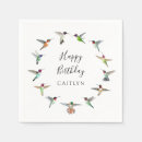 Search for hummingbird napkins Nature
