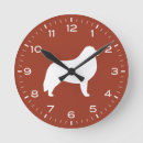 Search for dog breed clocks Silhouette