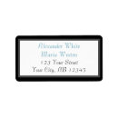 Search for blue return address labels weddings Black