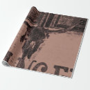 Search for vintage western wrapping paper Rustic