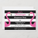 Search for lets celebrate engagement party invitations Let's flamingle