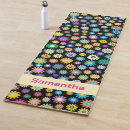 Search for flowers yoga mats Blue