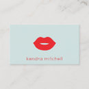 Search for lips business cards Minimalist