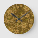 Search for vintage floral clocks Brown