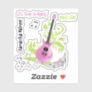 Search for electric pink stickers Girly