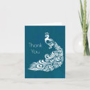Search for peacock thank you cards Chic