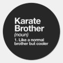 Search for karate sports stickers Black belt